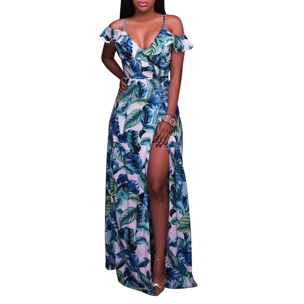 Off The Shoulder Maxi Dress